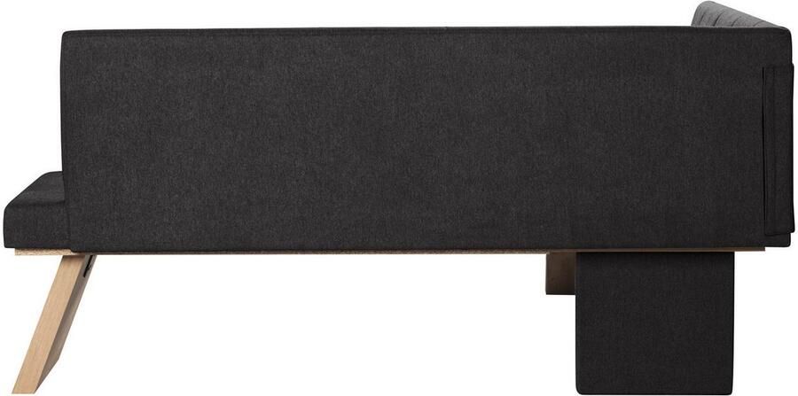 Home affaire Hoekbank Nina keukenbank gestoffeerde bank eettafelbank breedte 185x 150 cm - Foto 4