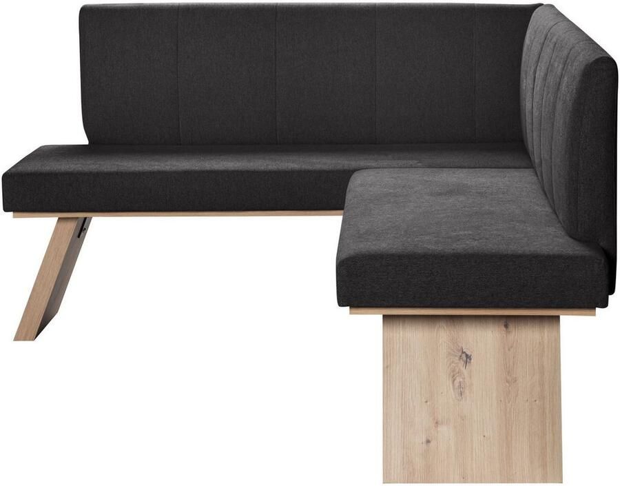 Home affaire Hoekbank Nina keukenbank gestoffeerde bank eettafelbank breedte 185x 150 cm - Foto 5