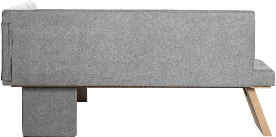 Home affaire Hoekbank Nina keukenbank gestoffeerde bank eettafelbank breedte 185x 150 cm - Foto 5