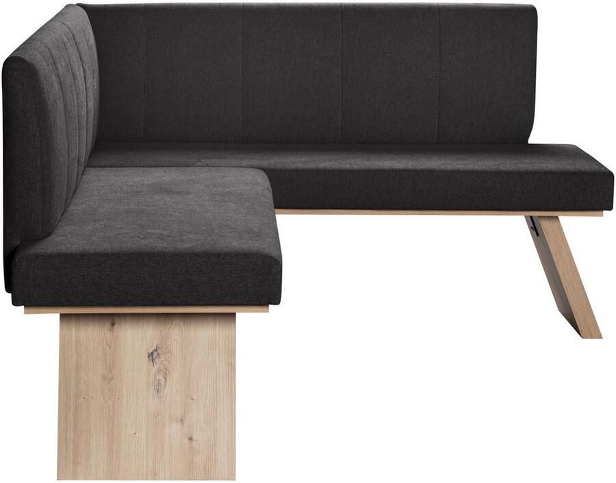 Home affaire Hoekbank Nina keukenbank gestoffeerde bank eettafelbank breedte 185x 150 cm