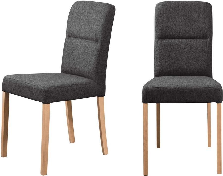 Home affaire Eethoek Nina Eetkamer zitgroep stoelen tafel en bank comfortabel gepolsterd (4-delig) - Foto 2