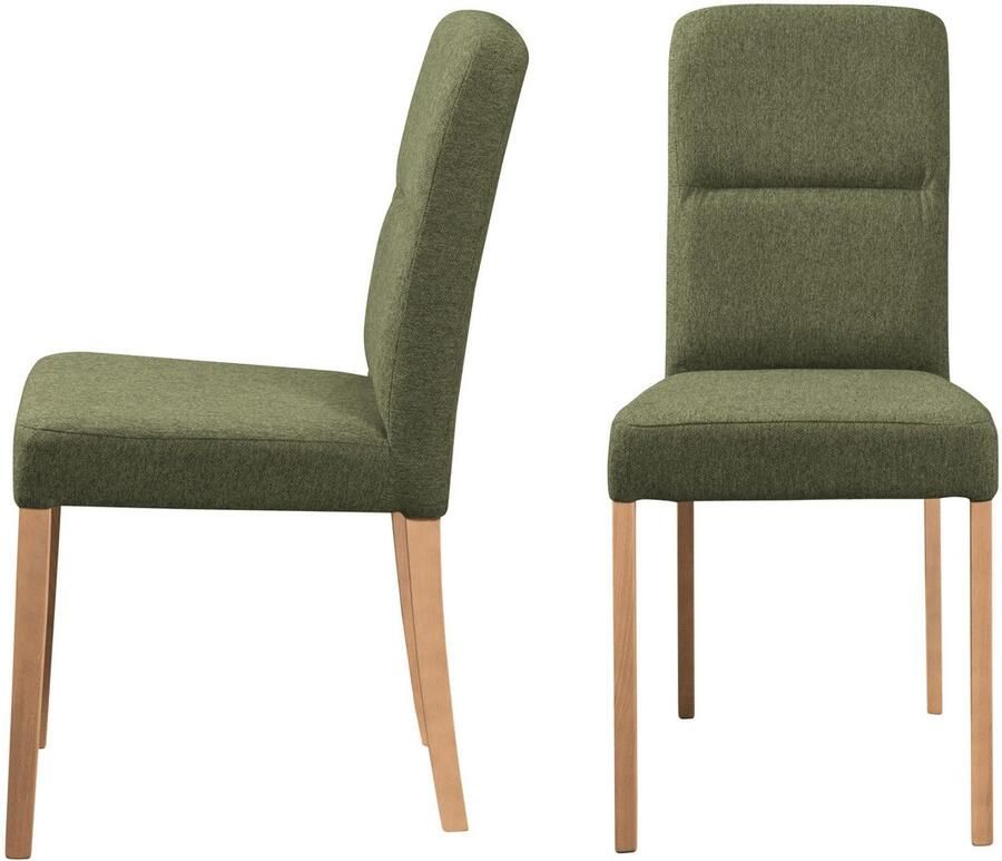 Home affaire Eethoek Nina Eetkamer zitgroep stoelen tafel en bank comfortabel gepolsterd (4-delig) - Foto 2