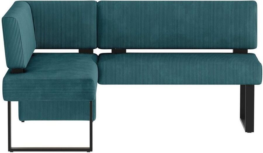 Home affaire Hoekbank Oliver met metalen frame keukenbank verschillende hoezen cord eetkamerbank ottos choice - Foto 4