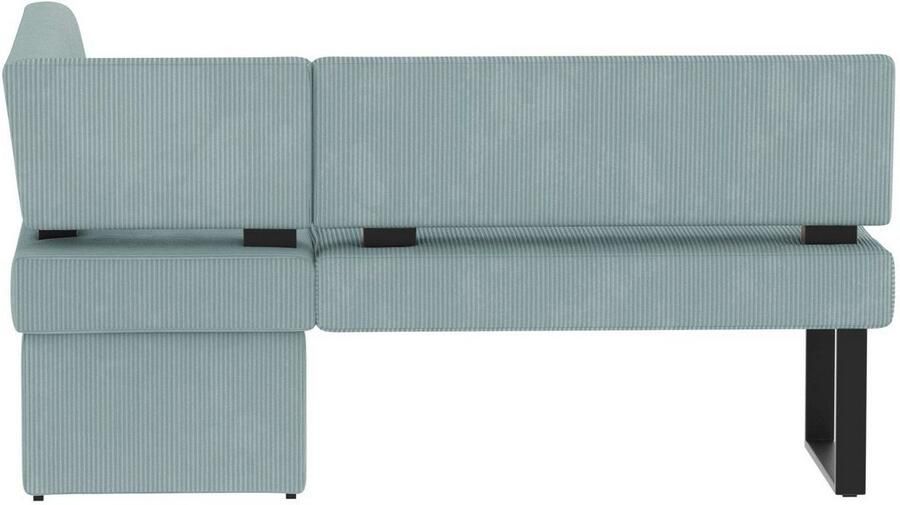 Home affaire Hoekbank Oliver met metalen frame keukenbank verschillende hoezen cord eetkamerbank ottos choice - Foto 5