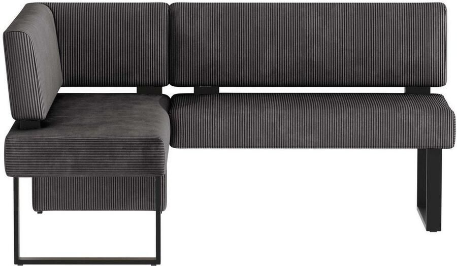 Home affaire Hoekbank Oliver met metalen frame keukenbank verschillende hoezen cord eetkamerbank ottos choice - Foto 7