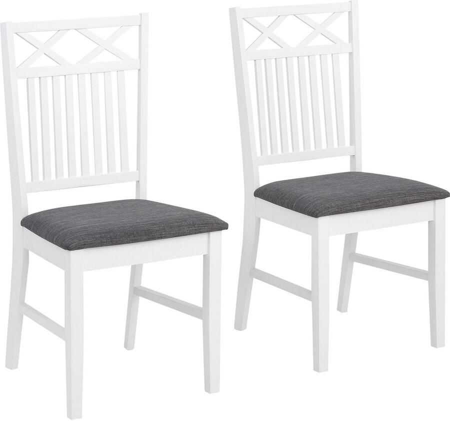 Home affaire Eethoek Olvera bestaand uit eettafel 80 cm en set van 2 eetkamerstoelen (3-delig) (set 3-delig) - Foto 2