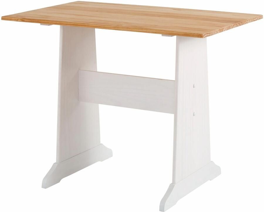 Home affaire Eethoek Sascha met tafel en kist-hoekbank massief hout (2-delig) - Foto 2