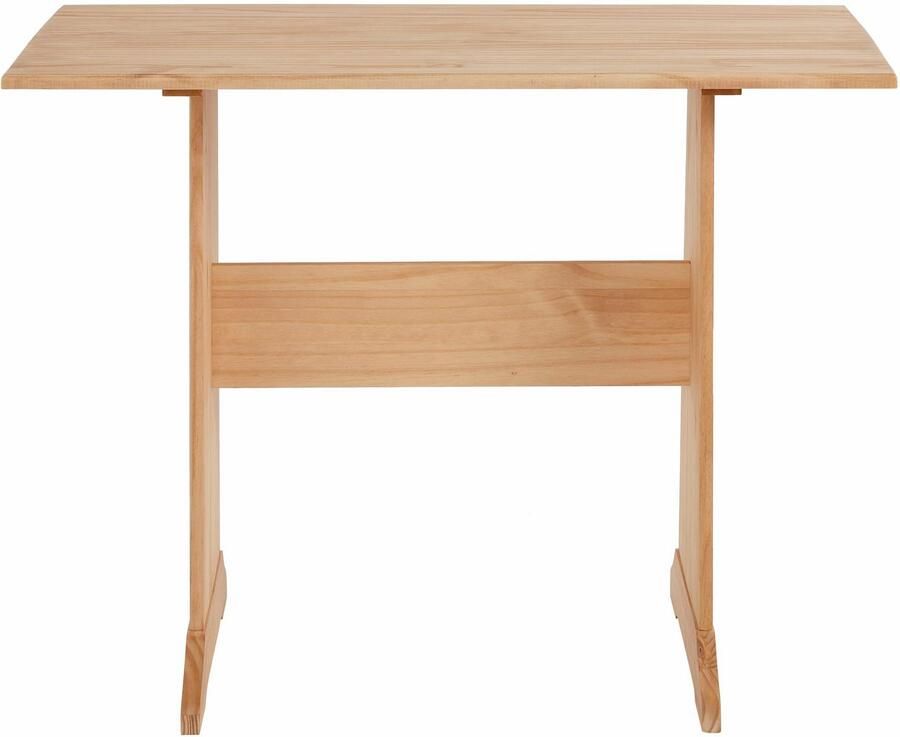 Home affaire Eethoek Sascha met tafel en kist-hoekbank massief hout (2-delig) - Foto 2