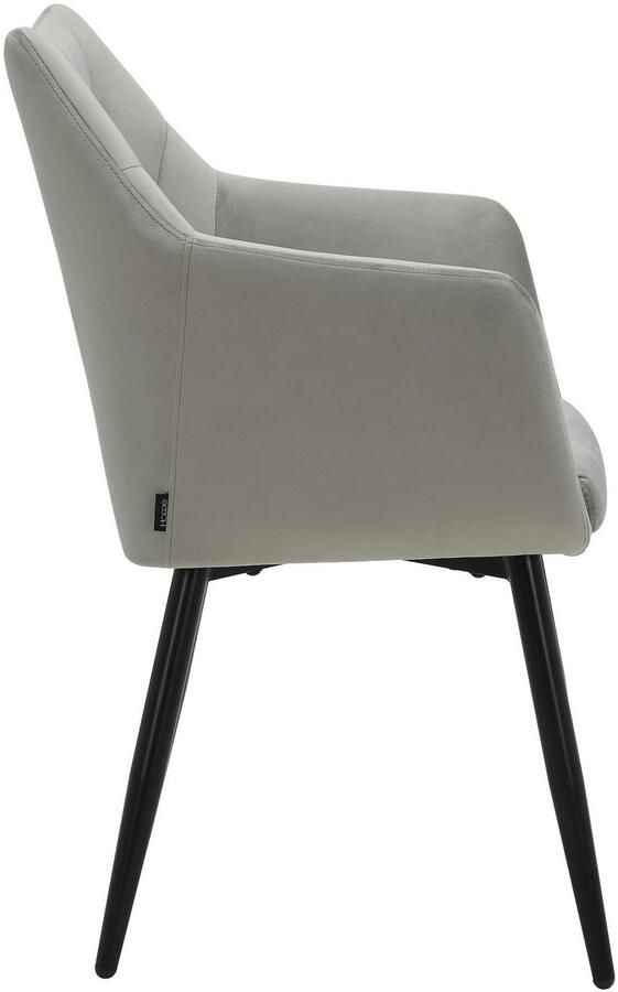 Home affaire Eetkamerstoel Alton TOPSELLER! OTTOs Choice met zachte velours armstoel met aantrekkelijke knoopverwerking (set 2 stuks) - Foto 12