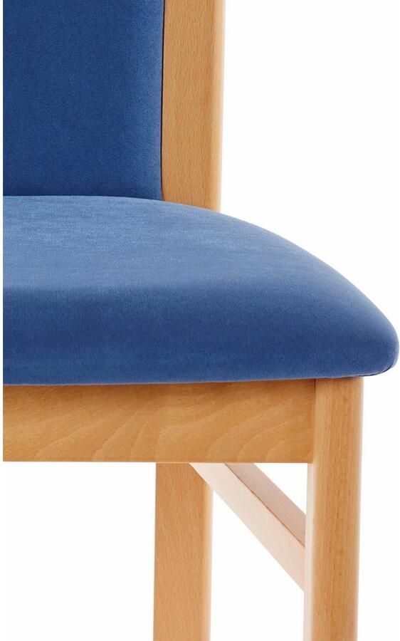 Home affaire Eetkamerstoel Anthony Houten stoel met decoratief freeswerk (set 2 stuks) - Foto 6