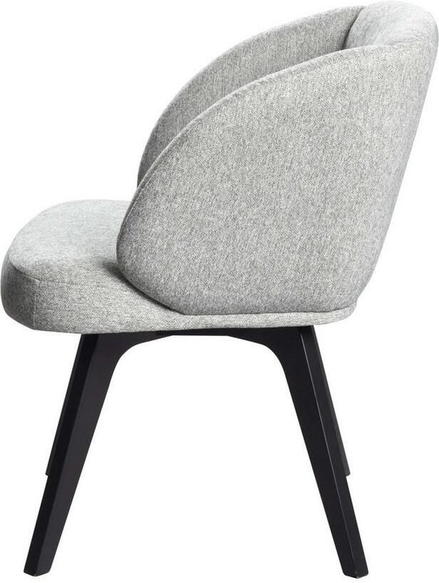 Home affaire Eetkamerstoel Aretha eetkamerstoel comfortabele stoel met afgeronde rugleuning met massieve beukenhouten poten gepolsterd verkrijgbaar in 3 kleuren - Foto 3