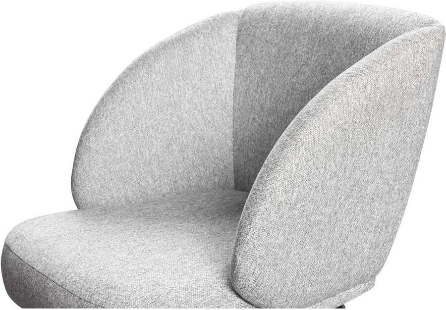 Home affaire Eetkamerstoel Aretha eetkamerstoel comfortabele stoel met afgeronde rugleuning met massieve beukenhouten poten gepolsterd verkrijgbaar in 3 kleuren - Foto 2