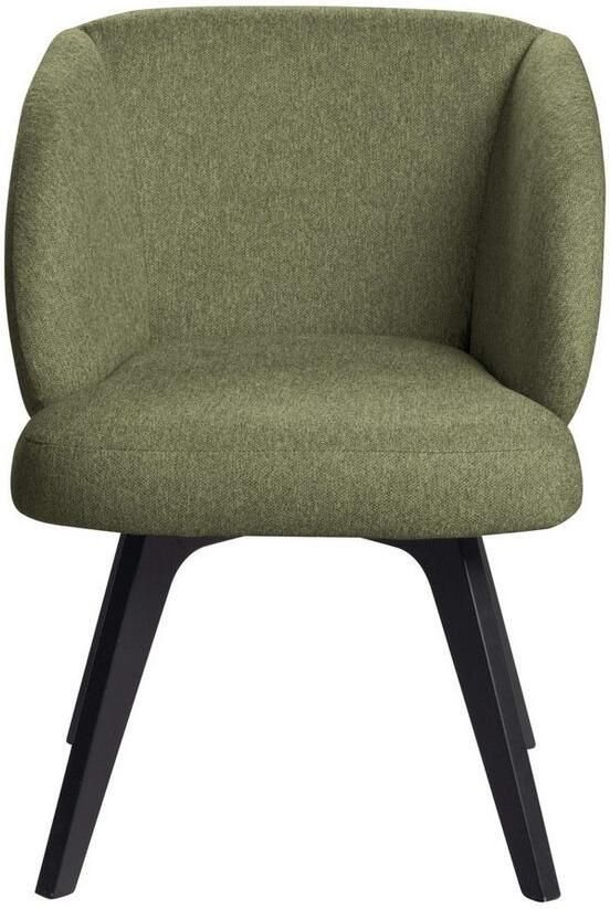 Home affaire Eetkamerstoel Aretha eetkamerstoel comfortabele stoel met afgeronde rugleuning met massieve beukenhouten poten gepolsterd verkrijgbaar in 3 kleuren - Foto 5