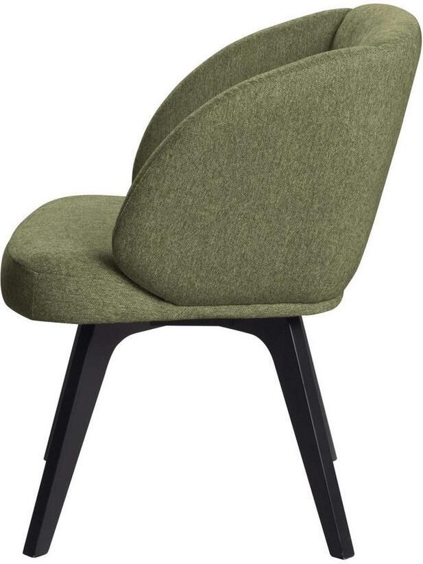 Home affaire Eetkamerstoel Aretha eetkamerstoel comfortabele stoel met afgeronde rugleuning met massieve beukenhouten poten gepolsterd verkrijgbaar in 3 kleuren - Foto 3