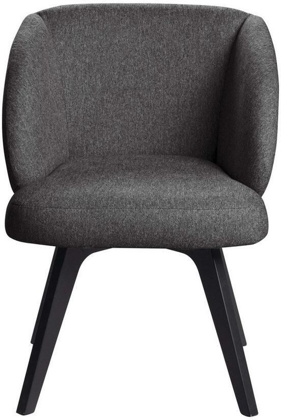 Home affaire Eetkamerstoel Aretha eetkamerstoel comfortabele stoel met afgeronde rugleuning met massieve beukenhouten poten gepolsterd verkrijgbaar in 3 kleuren - Foto 4