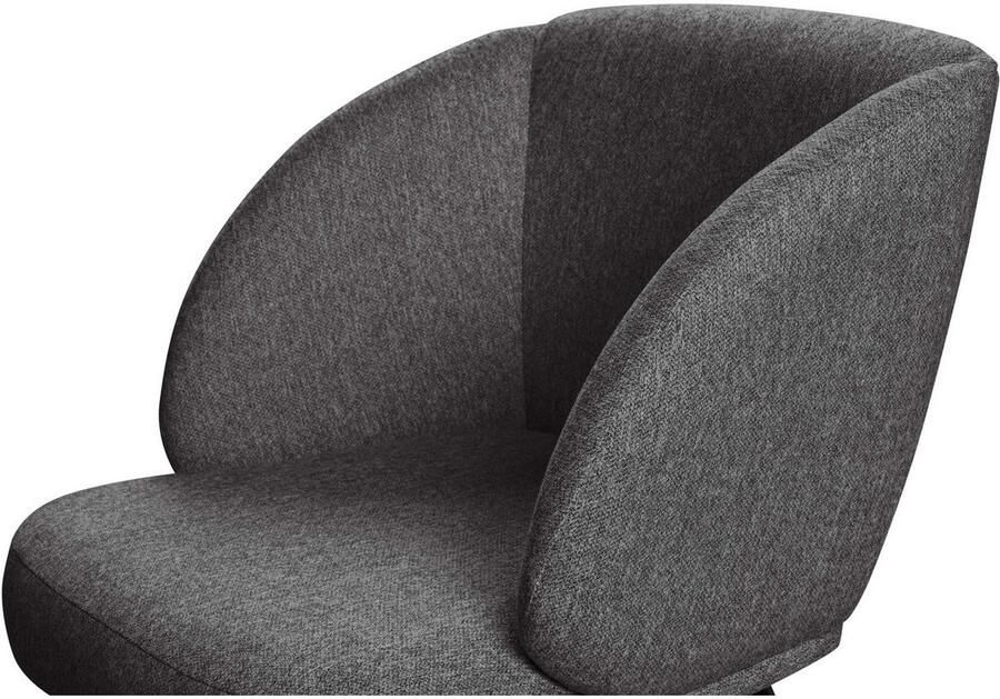 Home affaire Eetkamerstoel Aretha eetkamerstoel comfortabele stoel met afgeronde rugleuning met massieve beukenhouten poten gepolsterd verkrijgbaar in 3 kleuren - Foto 2