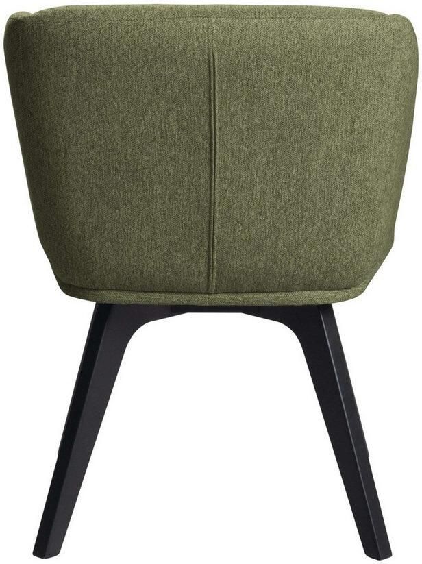 Home affaire Eetkamerstoel Aretha eetkamerstoel comfortabele stoel met afgeronde rugleuning met massieve beukenhouten poten gepolsterd verkrijgbaar in 3 kleuren - Foto 4