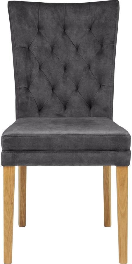 Home affaire Eetkamerstoel Colorado BESTSELLER Polsterstoel Poten in eiken of noten. In set van 2 4 of 6 - Foto 6