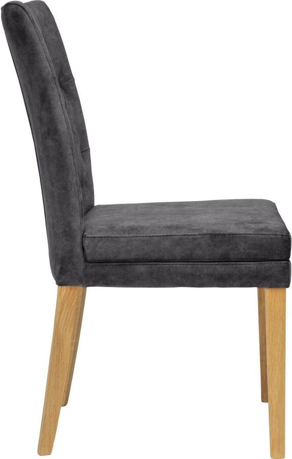 Home affaire Eetkamerstoel Colorado BESTSELLER Polsterstoel Poten in eiken of noten. In set van 2 4 of 6 - Foto 3