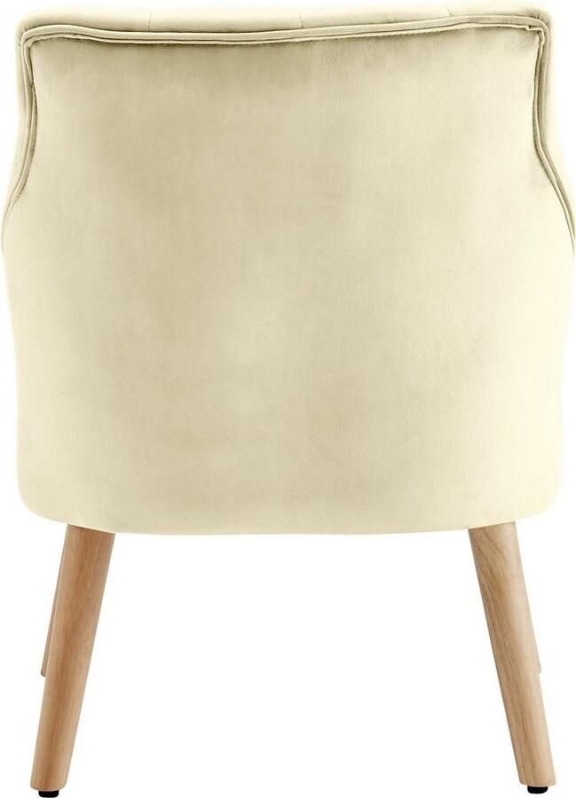 Home affaire Eetkamerstoel Emery set van 2 van mooie zachte fluwelen bekleding zithoogte 42 cm - Foto 5