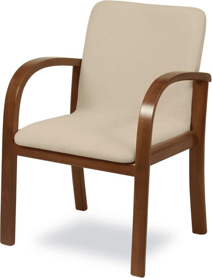 Home affaire Eetkamerstoel LINA707 eetkamerstoel Vlekafstotende stof massief houten frame stoomgebogen (1 stuk) - Foto 7