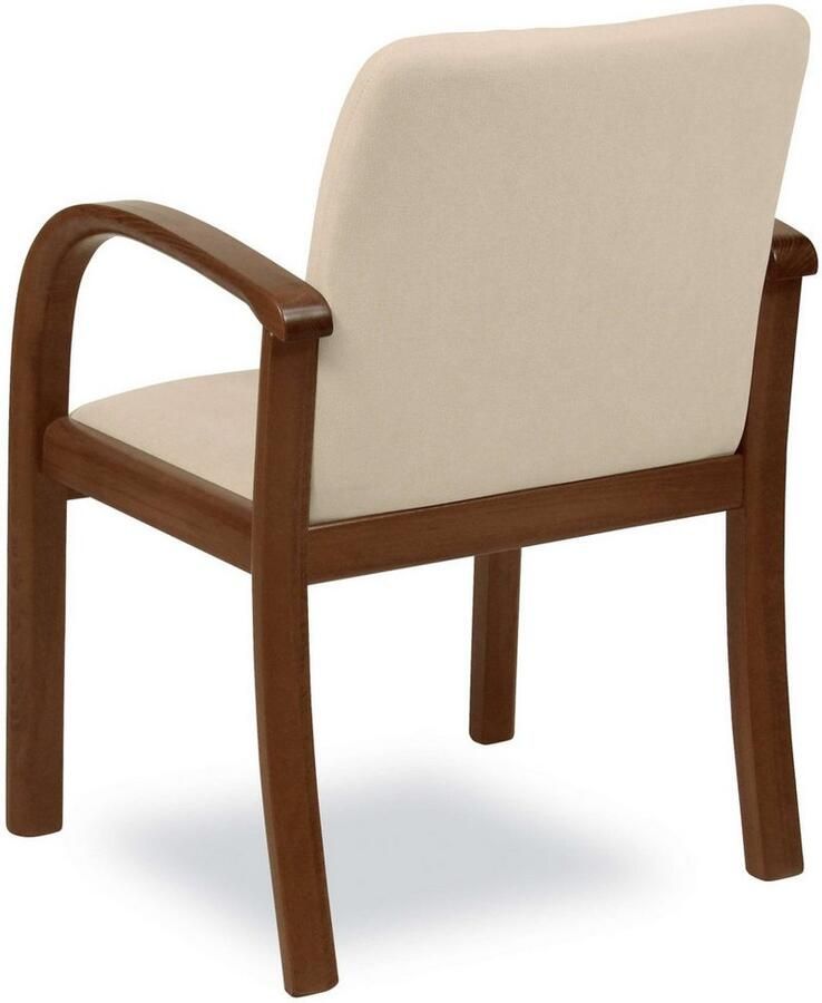 Home affaire Eetkamerstoel LINA707 eetkamerstoel Vlekafstotende stof massief houten frame stoomgebogen (1 stuk) - Foto 3