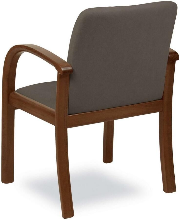 Home affaire Eetkamerstoel LINA707 eetkamerstoel Vlekafstotende stof massief houten frame stoomgebogen (1 stuk) - Foto 3