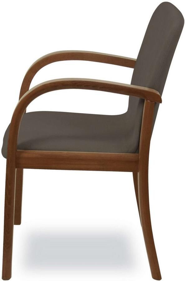 Home affaire Eetkamerstoel LINA707 eetkamerstoel Vlekafstotende stof massief houten frame stoomgebogen (1 stuk) - Foto 6