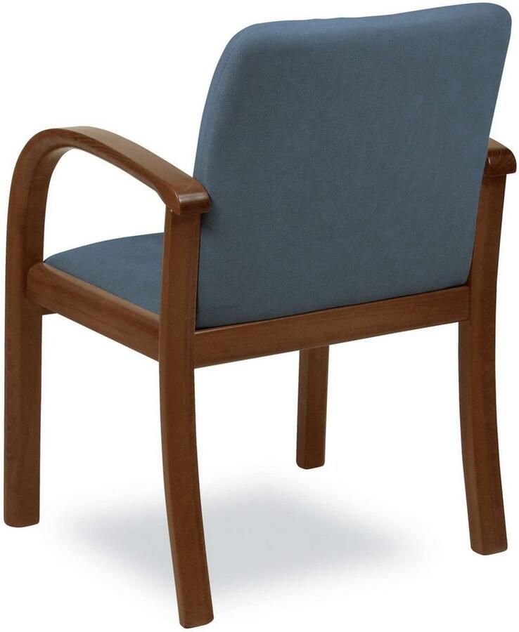 Home affaire Eetkamerstoel LINA707 eetkamerstoel Vlekafstotende stof massief houten frame stoomgebogen (1 stuk) - Foto 3