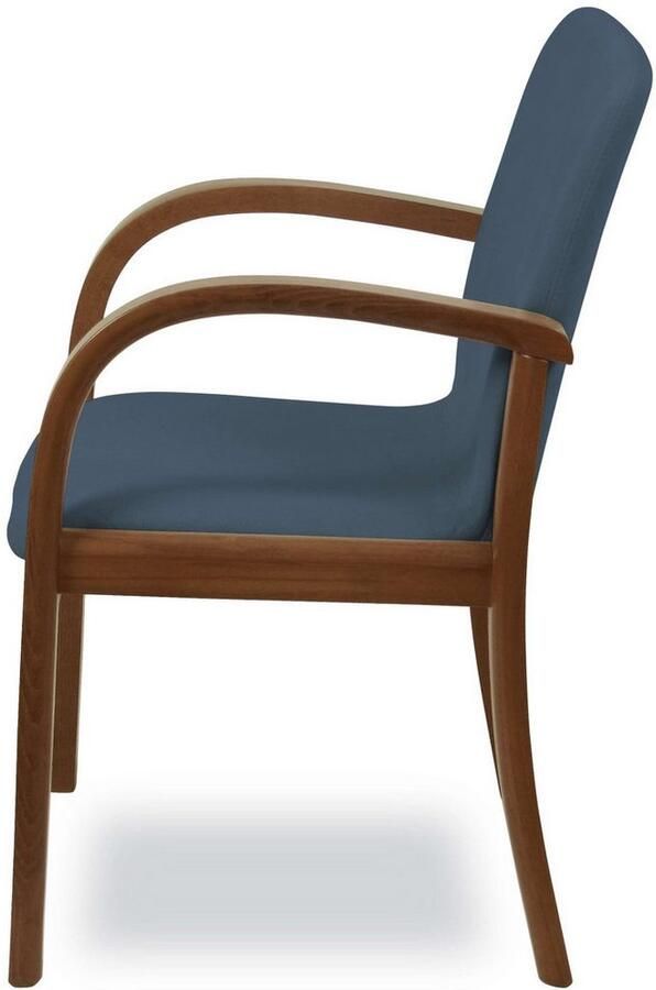 Home affaire Eetkamerstoel LINA707 eetkamerstoel Vlekafstotende stof massief houten frame stoomgebogen (1 stuk) - Foto 6