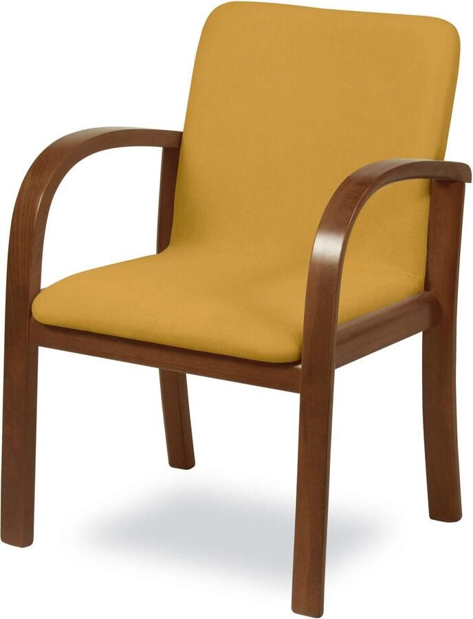 Home affaire Eetkamerstoel LINA707 eetkamerstoel Vlekafstotende stof massief houten frame stoomgebogen (1 stuk) - Foto 7