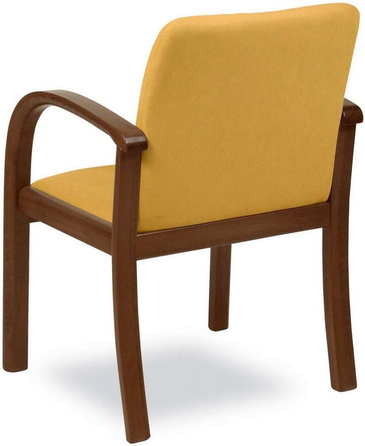 Home affaire Eetkamerstoel LINA707 eetkamerstoel Vlekafstotende stof massief houten frame stoomgebogen (1 stuk) - Foto 3