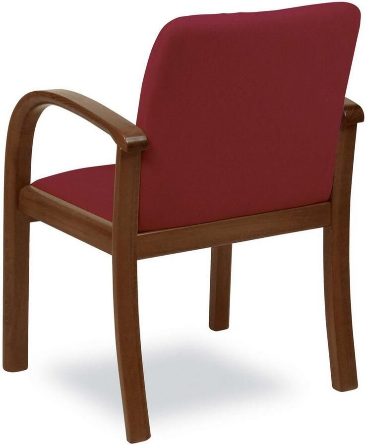 Home affaire Eetkamerstoel LINA707 eetkamerstoel Vlekafstotende stof massief houten frame stoomgebogen (1 stuk) - Foto 3