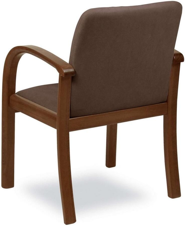 Home affaire Eetkamerstoel LINA707 eetkamerstoel Vlekafstotende stof massief houten frame stoomgebogen (1 stuk) - Foto 3