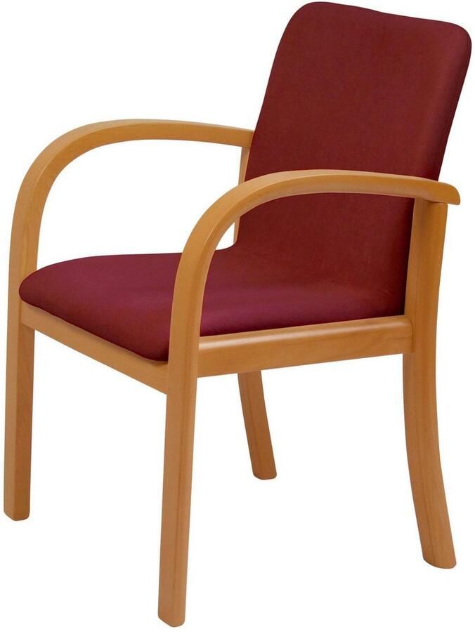 Home affaire Eetkamerstoel LINA707 Extra-comfort vlekbestendig weefsel massief hout (1 stuk) - Foto 4