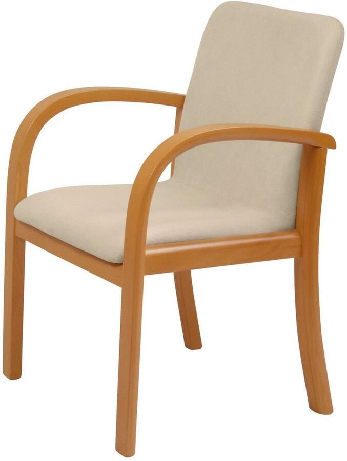 Home affaire Eetkamerstoel LINA707 Extra-comfort vlekbestendig weefsel massief hout (1 stuk) - Foto 4