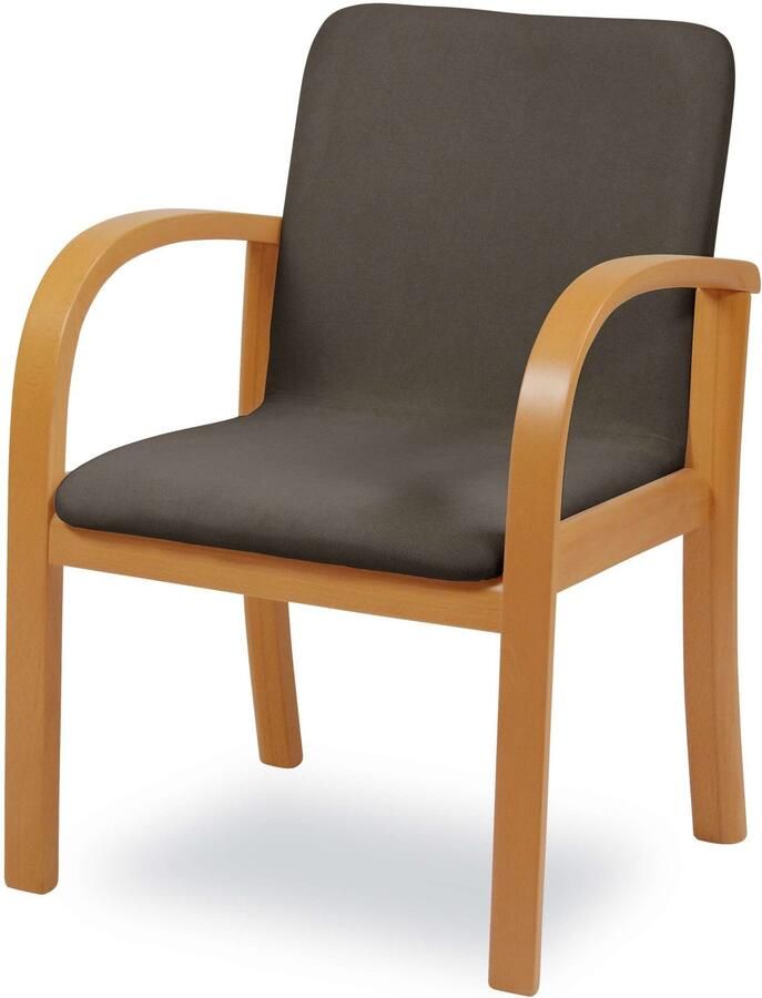 Home affaire Eetkamerstoel LINA707 Extra-comfort vlekbestendig weefsel massief hout (1 stuk) - Foto 7