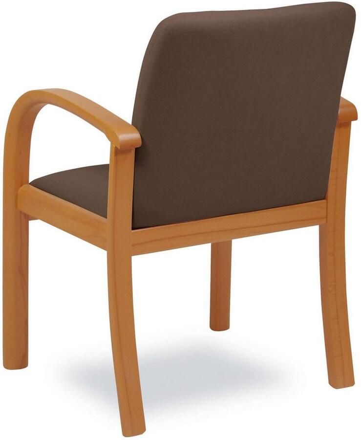 Home affaire Eetkamerstoel LINA707 Extra-comfort vlekbestendig weefsel massief hout (1 stuk) - Foto 3