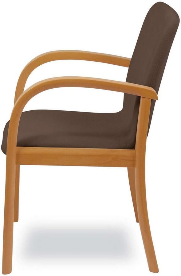 Home affaire Eetkamerstoel LINA707 Extra-comfort vlekbestendig weefsel massief hout (1 stuk) - Foto 6