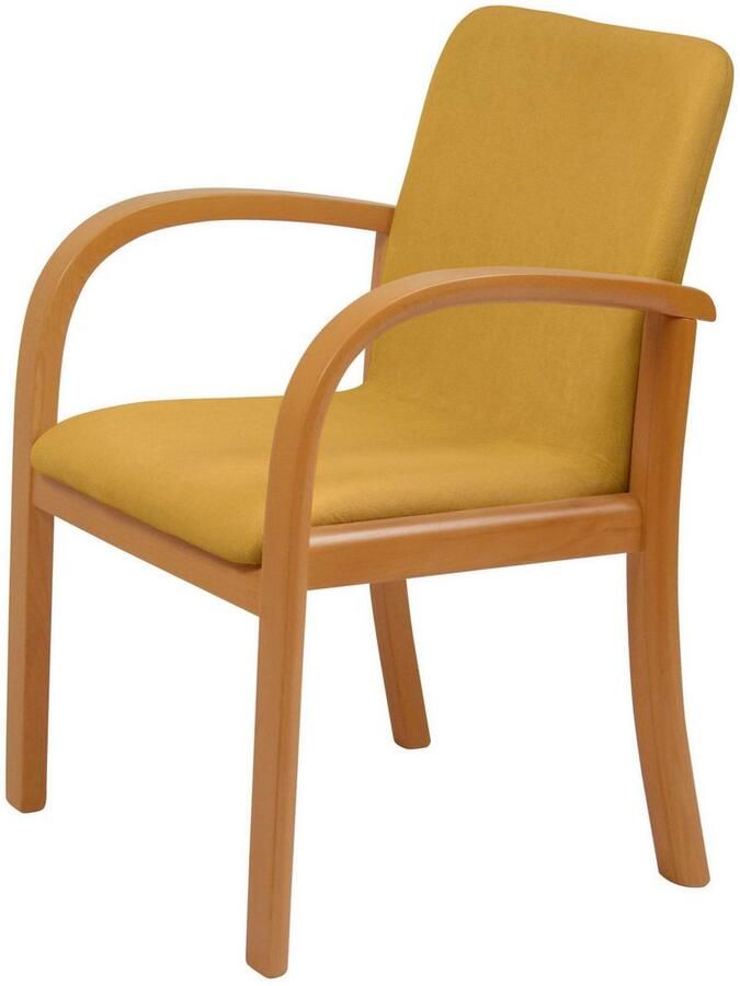 Home affaire Eetkamerstoel LINA707 Extra-comfort vlekbestendig weefsel massief hout (1 stuk) - Foto 4