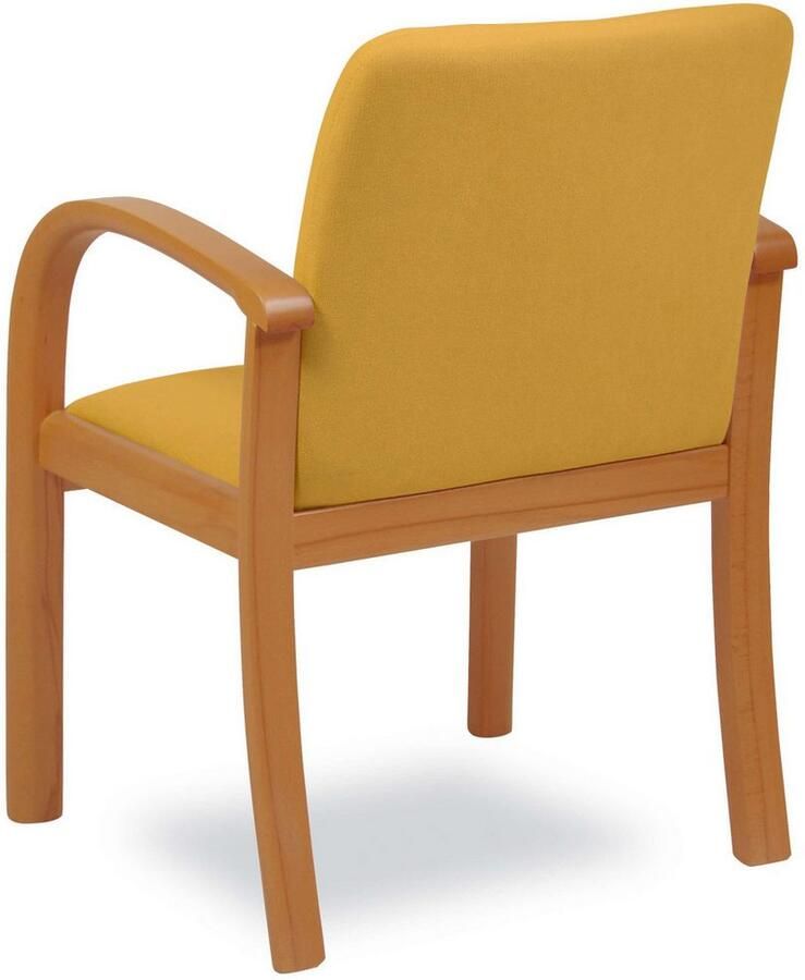 Home affaire Eetkamerstoel LINA707 Extra-comfort vlekbestendig weefsel massief hout (1 stuk) - Foto 3