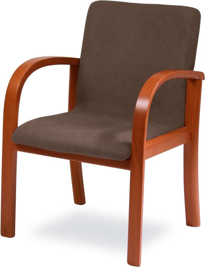 Home affaire Eetkamerstoel LINA707 Extra-comfort vlekbestendig weefsel massief hout (1 stuk) - Foto 7