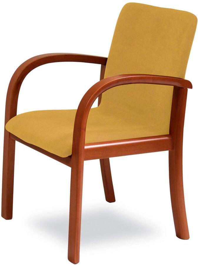 Home affaire Eetkamerstoel LINA707 Extra-comfort vlekbestendig weefsel massief hout (1 stuk) - Foto 4