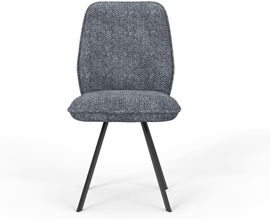 Home affaire Eetkamerstoel Mily eetstoel woonstoel gestoffeerde stoel 4-pootstoel (set 2 stuks) - Foto 7