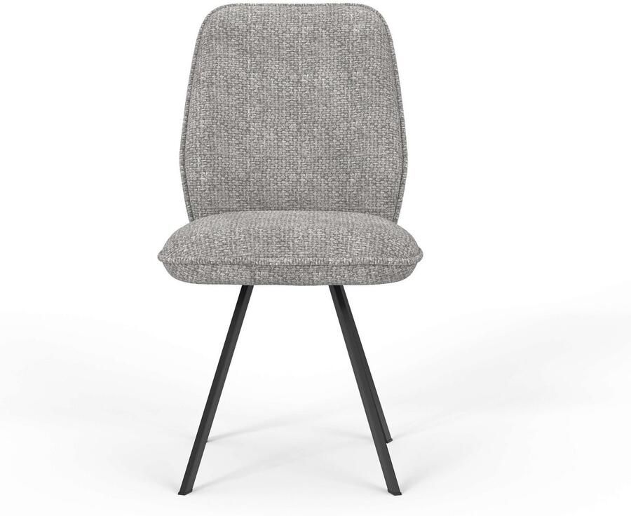Home affaire Eetkamerstoel Mily eetstoel woonstoel gestoffeerde stoel 4-pootstoel (set 2 stuks) - Foto 7