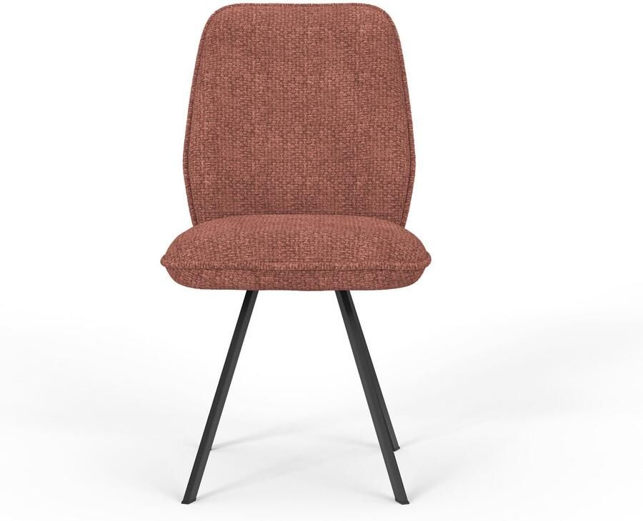 Home affaire Eetkamerstoel Mily eetstoel woonstoel gestoffeerde stoel 4-pootstoel (set 2 stuks) - Foto 7