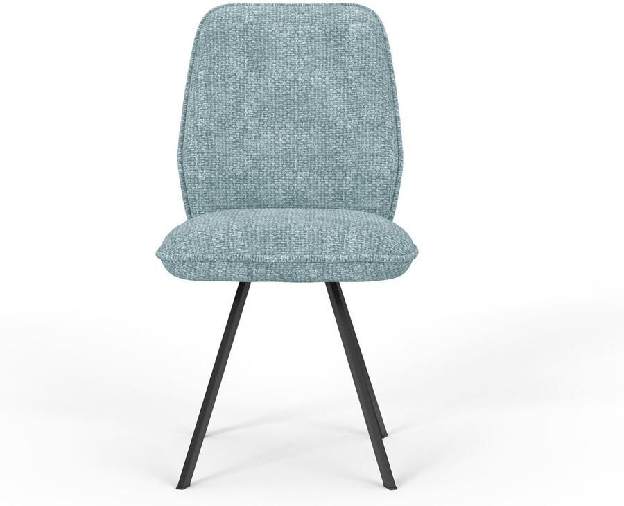 Home affaire Eetkamerstoel Mily eetstoel woonstoel gestoffeerde stoel 4-pootstoel (set 2 stuks) - Foto 7