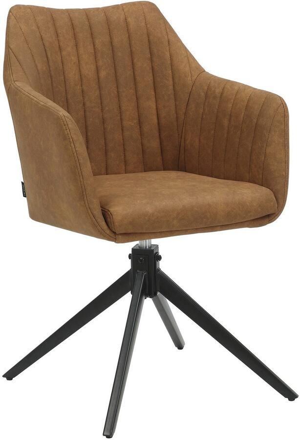 Home affaire Eetkamerstoel Naples TOPSELLER! OTTOs keuze Draaisteel met 360 graden draaifunctie hoogwaardige materialen onderhoudsvriendelijk (set 2 stuks) - Foto 6