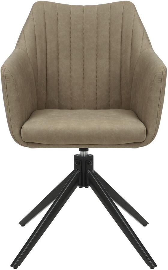 Home affaire Eetkamerstoel Naples TOPSELLER! OTTOs keuze Draaisteel met 360 graden draaifunctie hoogwaardige materialen onderhoudsvriendelijk (set 2 stuks) - Foto 9