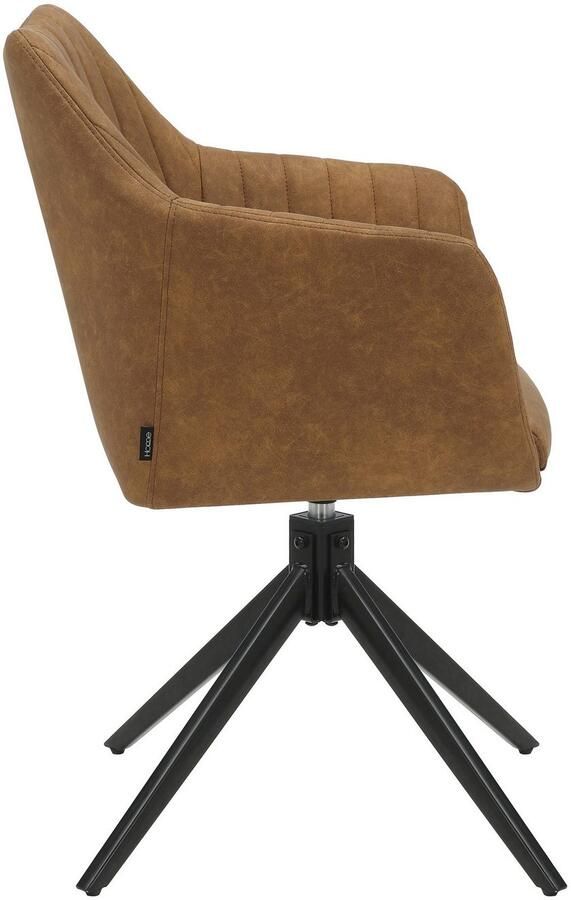 Home affaire Eetkamerstoel Naples TOPSELLER! OTTOs keuze Draaisteel met 360 graden draaifunctie hoogwaardige materialen onderhoudsvriendelijk (set 2 stuks) - Foto 8